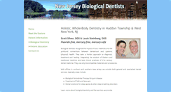 Desktop Screenshot of biologicaldentistsofnj.com